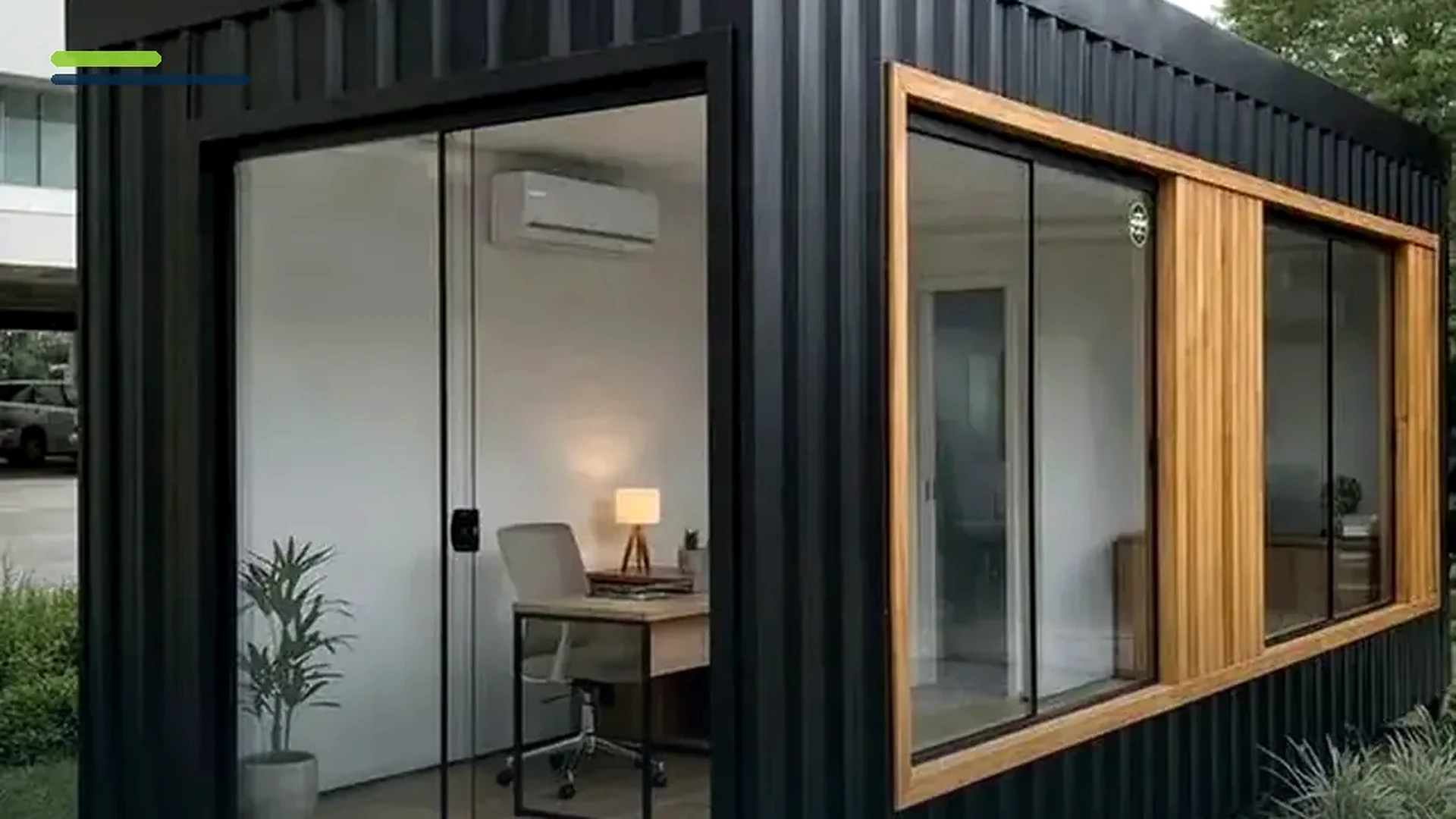 Imagem sobre construção modular em container e construção convencional