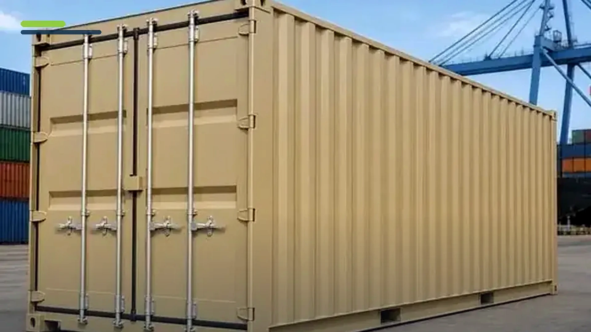 Imagem sobre reuso de container marítimo em arquitetura e construção